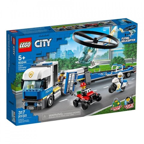 Конструктор LEGO 60244 City Полицейский вертолётный транспорт (Лего 60244) 124486 фото