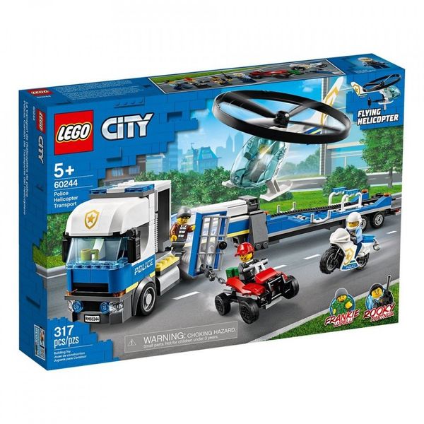 Конструктор LEGO 60244 City Полицейский вертолётный транспорт (Лего 60244) 124486 фото