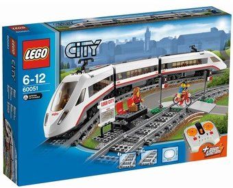 Конструктор LEGO 60051 City Залізниця Швидкісний пасажирський поїзд (Лего 60051) 225698 фото